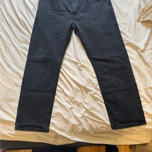 Levi's Men's Black Straight Jeans